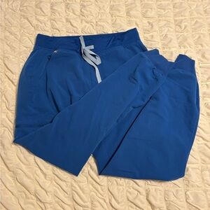 Figs Zamora Jogger Scrub Pants Royal blue